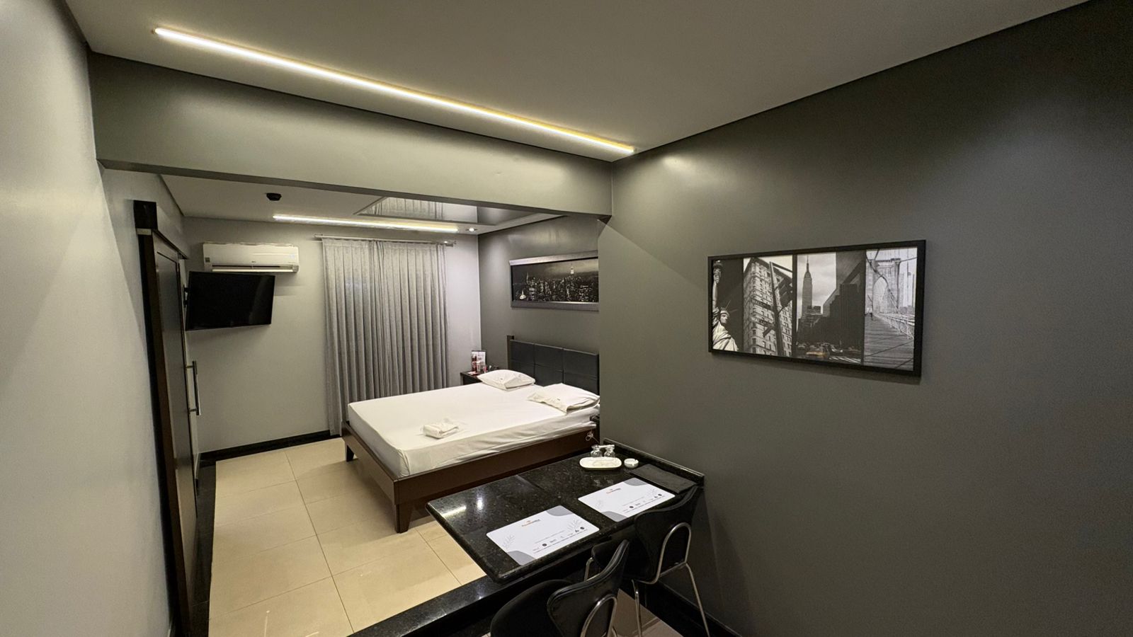 Quarto da Suíte Hidro e Sauna